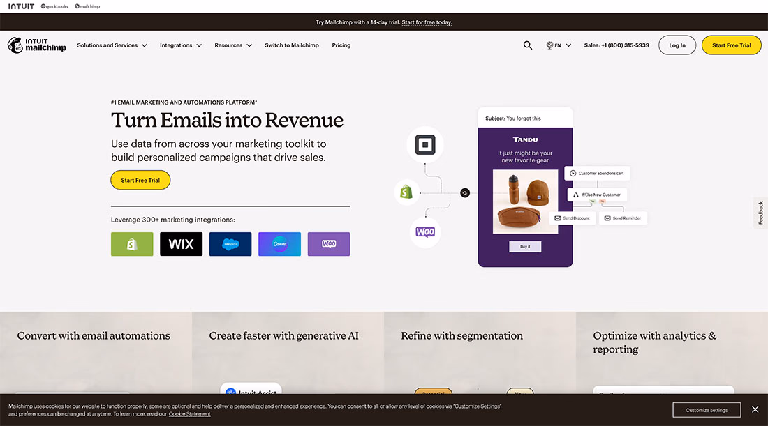 Mailchimp Transactional website