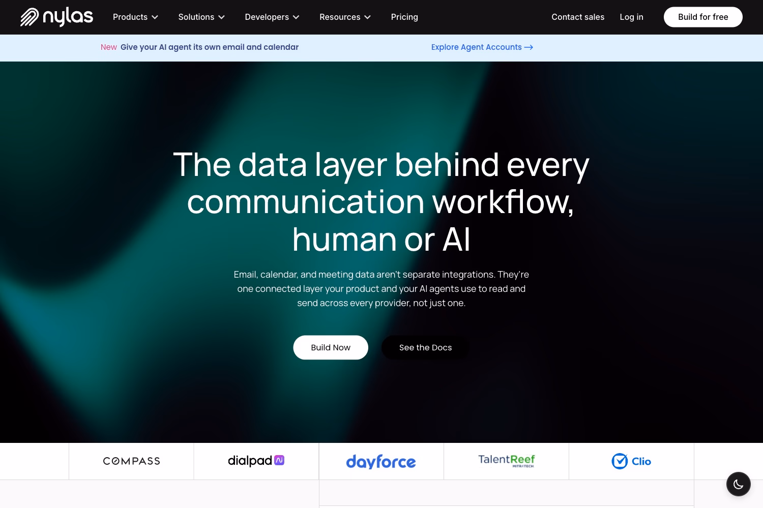 Nylas website