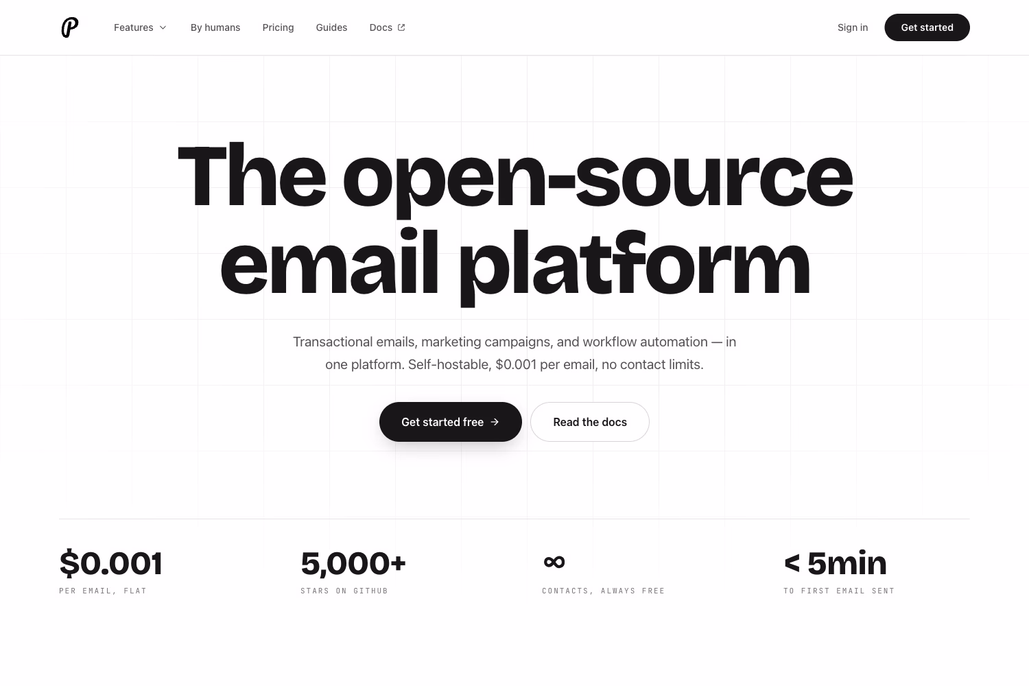 Plunk website