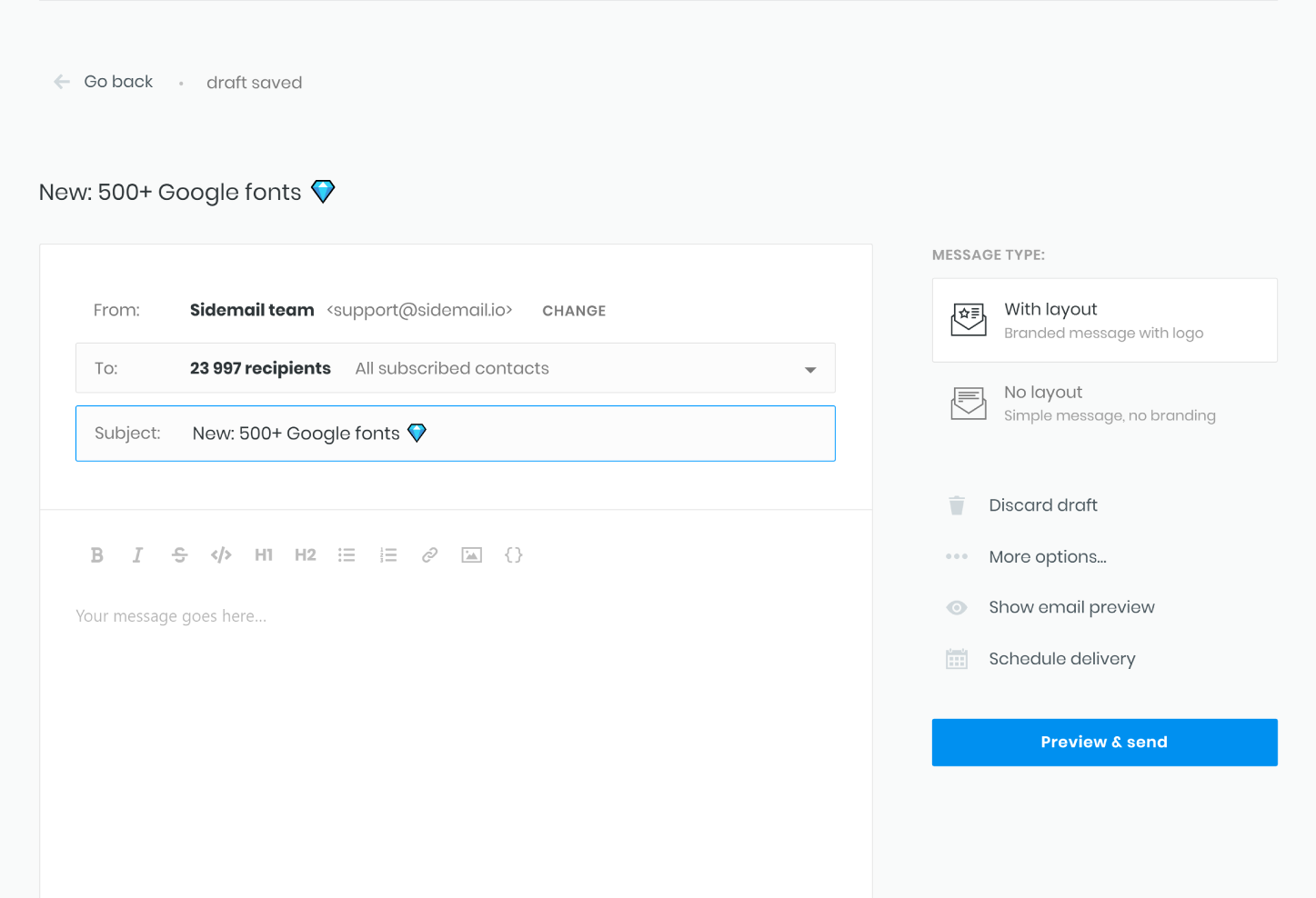 Rich Text Editor